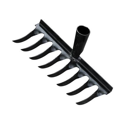 China Cheap Garden Rake Multi-Claw Wooden Handle Garden Hakusa Rake Steel 14 Claw for sale