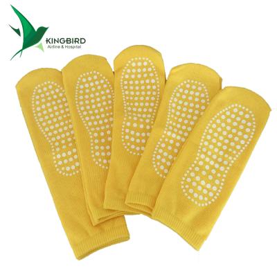 China Polyester / Cotton Wholesale Price Dispenging Anti-Slip Socks For Medical for sale