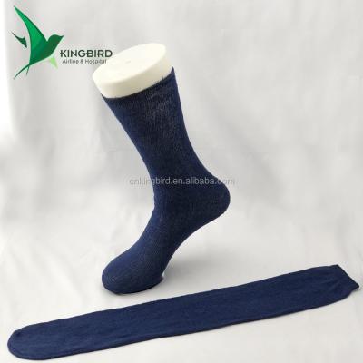 China Anti-skid High Quality Disposable Tube Slipper Long Airline Socks for sale