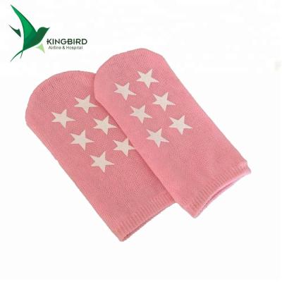 China Disposable Anti-Slip Organic Cotton Baby Rubber Bottom Socks for sale