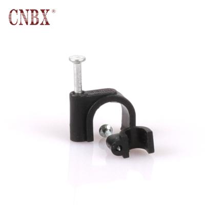 China Widely used in Clamp CNBX Wire Round Electrical Wire Rope Tie High Quality Plastic Self Adhesive Cable Clamp for sale