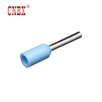 China E-copper CNBX (E0508, E7508, E1008) pipe article supports TO-JTK rope end insulating terminal, cable lug pin type for sale