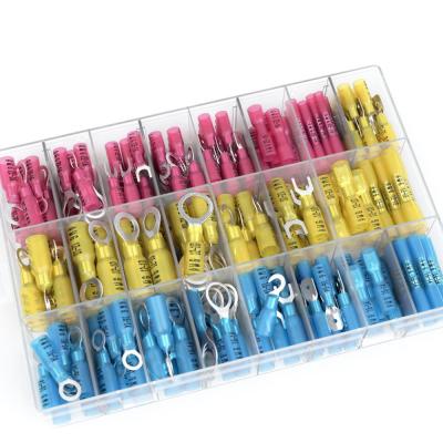 China Wire Connecting CNBX Insulated Wire Waterproof Electrical Terminal Connector Joint Heat Shrink Solder Crimp Set for sale