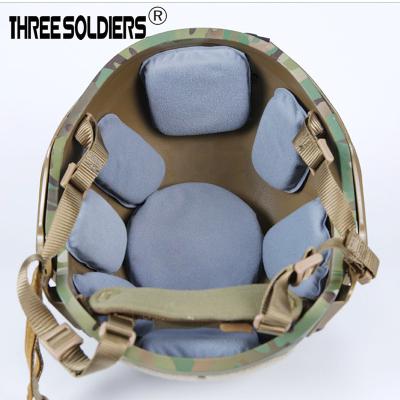 China Comfortable Breathable Tactical Helmet Protective Pads Replacement Pads Set Memory Foam Pads For CP Fast MICH Helmet Accessories for sale