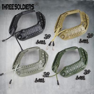 China Wholesale ABS Tactical Helmet Side Rail Mount Accessory Hunting For Helmet ARC Side Guide Rail Fast Sports for sale