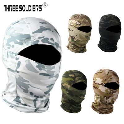 China Sporty Tactical Camouflage Full Balaclava Face Mask Wargame CP Hat Hunting Bicycle Cycling Multicam Bandana Neck Cuff for sale