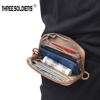 China Wallet Portable Tactical Money Pack Card Waist Bag Main Nylon With Free Carabiner Camping Increasing Hunting Outdoor Waterproof Belt Pouch for sale