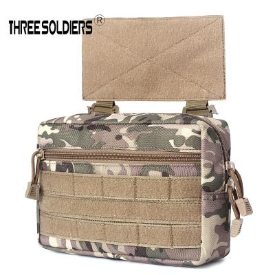 China Portable Nylon Tactical Subbag Abdominal Drop Down Belly Utility Pouch For D3 Chest Rig MK3 Invest Hunting Accessories for sale