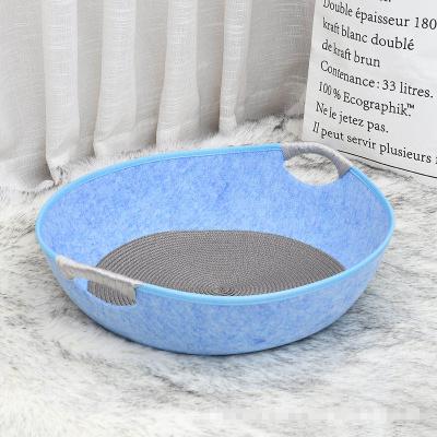 China Northern Europe Fashion Selling Cat Nest Dog Nest Felt Warm Comfortable Pure Teddy Pink Blue Gray for sale