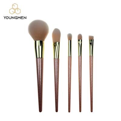 China 5PCS Basic Facial Synthetic Hair Makeup Brushes for sale