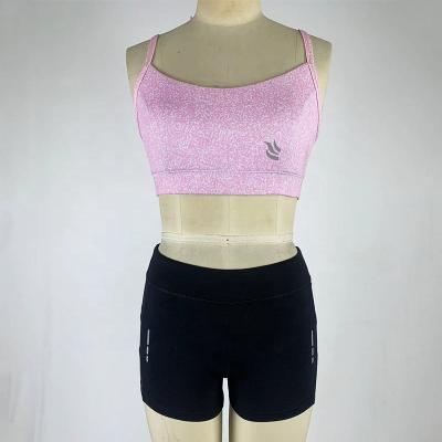 China Breathable Sports Vest Bra Yoga Apparel Workout Suite Set Women Yoga Vest for sale