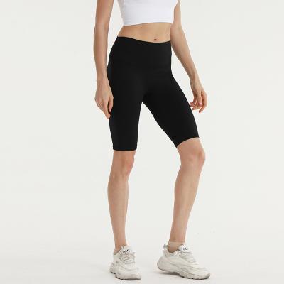 China New Design Yoga Wear Butt Breathable Quick Dry Lift Fitness Running Gym Shorts High Waist Training Shorts for sale