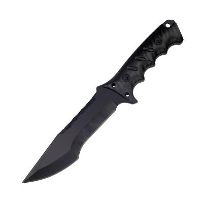 China With Custom 440 Steel Nylon Handle Fiberglass Handle Knife Case Military Tactical Fixed Blade Hunting Knife For Camping for sale