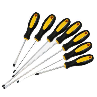 China Industrial High Hardness Industrial Maintenance Hardware Tools Gently Handle Mini Slotted and Phillips Magnetic Screwdriver Set for sale