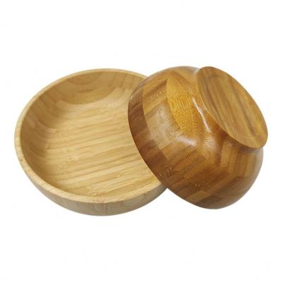 China Sustainable Delicate Appearance Reasonable Price Stainless Steel Salad Bowl With Wooden Lids for sale