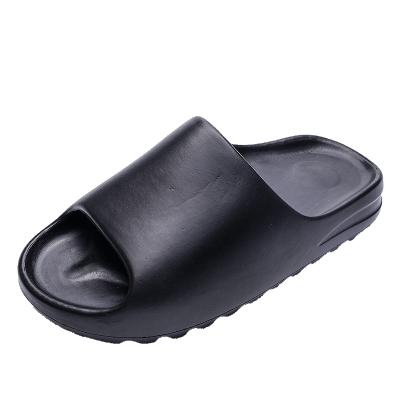 China Wholesale Custom Fashion Trend Men's Sandals With Logo Summer Kanye West Plain Hide Yeezy Men's Rubber Slippers for sale