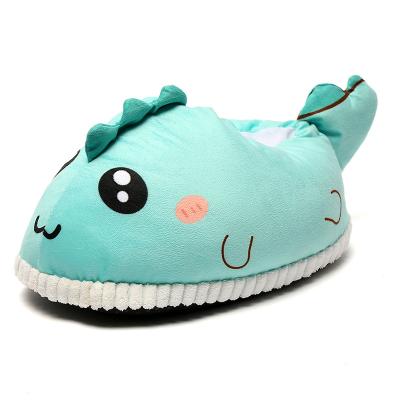 China 3D Plush Dinosaur Slippers Winter Indoor Animal Unisex Men Women Fashion Trend Slippers Cute Teenager Sandals for sale