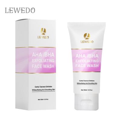 China Private Label DEEP CLEANING Women's Face Wash Exfoliating & Acne Removal OrganicCleaning Face Wash OEM for sale