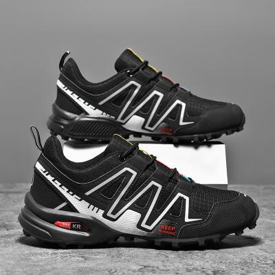 China New Trend Fashion Mountain Ankle Trekking Shoes Sports Outdoor Shoes Men High Cheap Waterproof Safety Work Hiking Shoes for sale