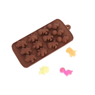 China Amazon Success 3D Stocked Animal Silicone Molds for Handmade Soap Chocolate Cake Molds Fondant Cake Baking Mold for sale