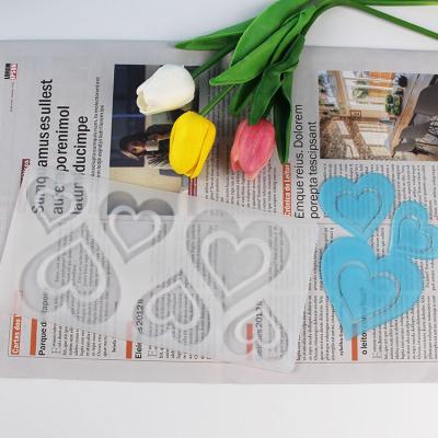 China Stocked Silicone Heart Shape Chocolate Mold Candy Cookie Cookies Cake Baking Mold for sale