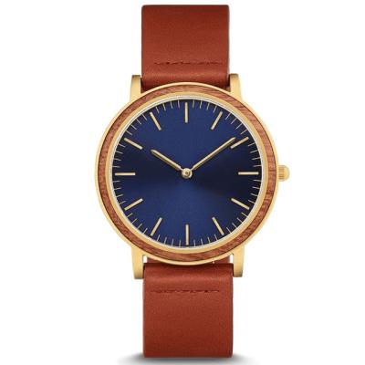 China 2022 New Water Resistant Wooden Watch, Customized Stainless Steel Structure Wooden Watch, Simple Luxury Wooden Watch for sale