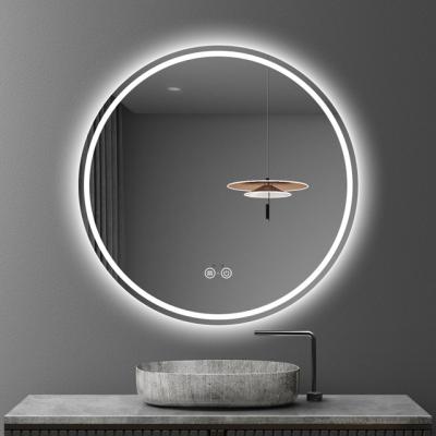 China UCL Modern Temperature Bluetooth Wall Mirror Bathroom LED Fog Lighted Mounting Mirror Large for Home and Hotel for sale