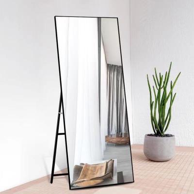 China Customized Modern Bathroom Shower Wall Mirror Stand Body Mirror Rectangle Shape Long Length Decor Modern Full Mirror Wall Mounted Glass Sheet for sale