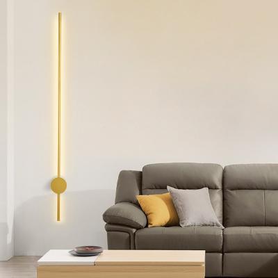 China Modern design 3w living room lamps nordic arcylic modern decoration reading bedside light indoor warm light line led wall lamp à venda