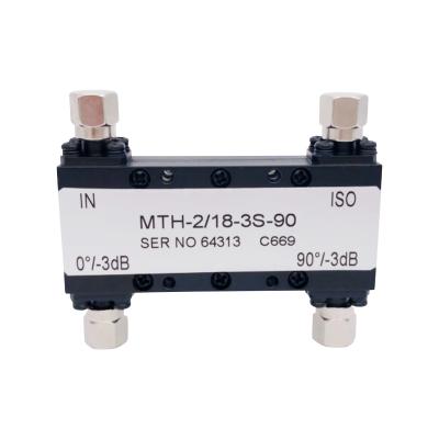 China 2000-18000MHz Hot Directional Coupler 3dB 90 Degree Bridge Coupler MDC-2/18-S-3 for sale