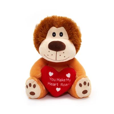 China Lovely Cartoon Lion Plush Wholesale Custom Cute Doll Animal Toy for sale