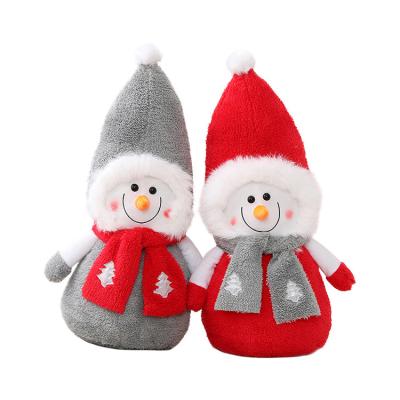 China Funny Cute Doll Christmas Cute Snowman Stuffed Plush Toys Home Decoration Gift Stuffed Toys for sale