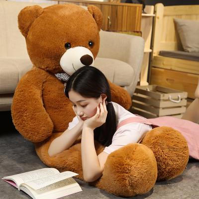 China Wholesale Classic Plush Teddy Bear Toys China Cute Doll Brown Teddy Bear Big Giant Teddy Fluffy for sale