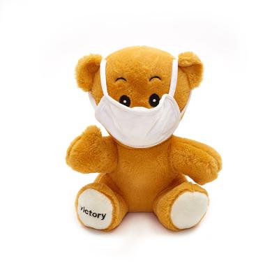 China Custom Cute Doll Bear Baby Soft Animal Plush Stuffed Toys Custom Teddy Bear Logo for sale