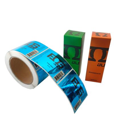 China Juice Bottle Label Printing Waterproof Beverage Bottle Plastic Waterproof Sticker Roll for sale