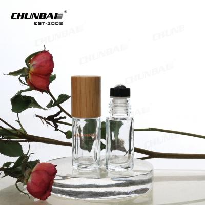 China Best Selling Mini 1 Ml 2ml 5 Ml 10ml Deodorant Frosted Attar Perfume-Bottle Labels Roll On Bottle Wooden Cap Te koop