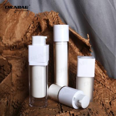 China Luxury 100ml 150 Ml Acrylic Eye Cream White Black Golden Serum Airless Jar 5g 100g Sample Airless Pump Bottle With Twist Lock for sale