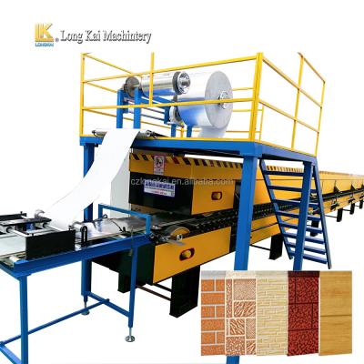 China Building Material Stores ECO-frindly Continuous Fireproof PU Sandwich Wall Panel Production Line for sale