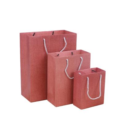 China Recycled Functional Cute Packaging Materials Gift Logo Paper Kraft Paper Sack Custom Paper Bags With Handle for sale