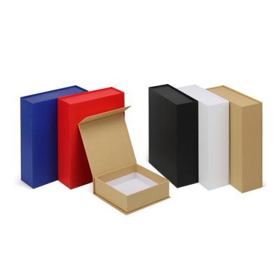 China High Quality Customized Recyclable Logo Luxury Kraft Paper Products Jewelry Gift Magnetic Cardboard Boxes With Lid for sale