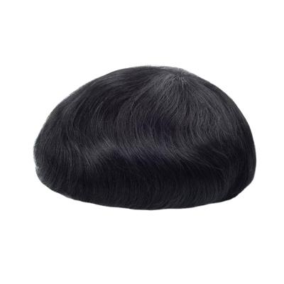 China Skillful Toupee Making Black Men's Toupee Wig Glue Lace Front Toupee for sale