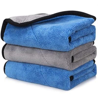 China Microfiber Super QUICK DRY High Quality Coral Absorbent Car Cleaning Towels Fiber Car Wash Strong Thick Thin Towels for sale