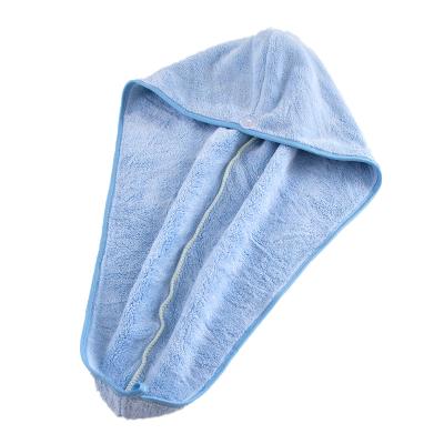 China QUICK DRY factory direct bathroom design microfiber for home hair towel wrap light pink at wholesale price for sale