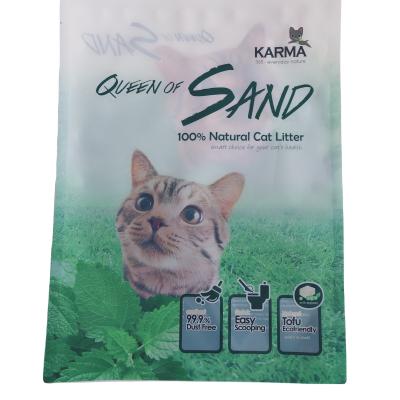 China Wholesale Heat Sealing Sand Compound Plastic Recyclable Cat Litter Bag Recyclable Manufacturer Tote Bag for sale