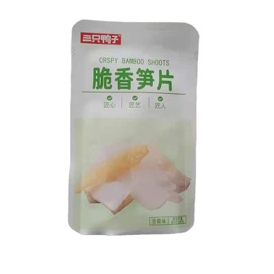 China Best Price Recyclable Products Heat Sealing Crispy Ducks Bamboo Shoots Compound Plastic Three Packing Bag for sale