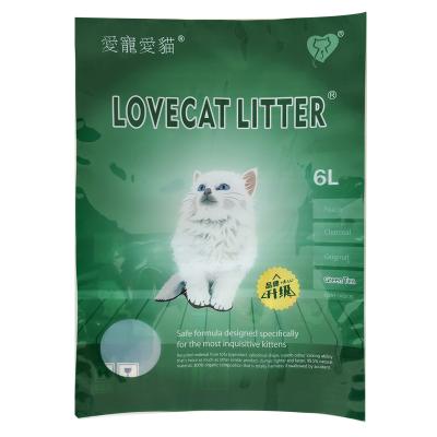 China Best Quality Recyclable Pet Products Heat Sealing Compound Plastic Cat Litter Packaging Bag for sale