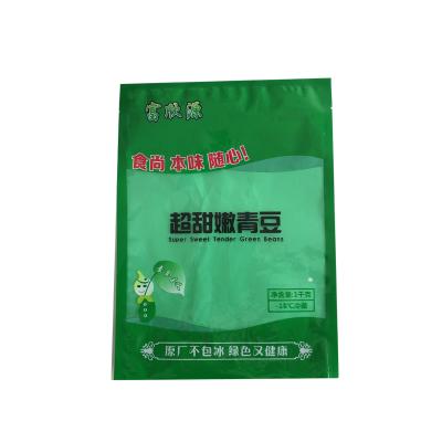 China Highest Quality Recyclable Biodegradable Compound Plastic Super Sweet Peas Packaging Bag for sale