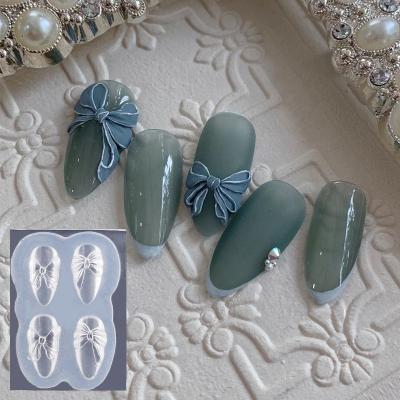 China Wholesale Butterfly Gauge Silicone Nail Art 3D Nail Art Design Bear Nail Art DIY Tool for sale