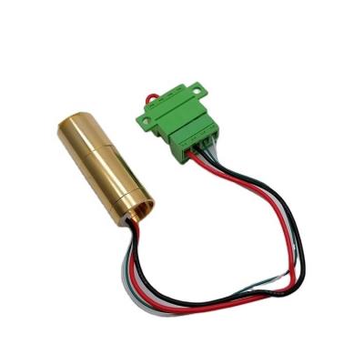 China Black Anodized Aluminum Housing Good Stability 561nm Yellow Dot Laser Module by Lasence for sale