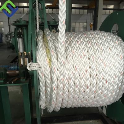 China Sea Mooring Rope Marine Dia 52mm 8 Strand Polyester Rope Ships Rope for sale